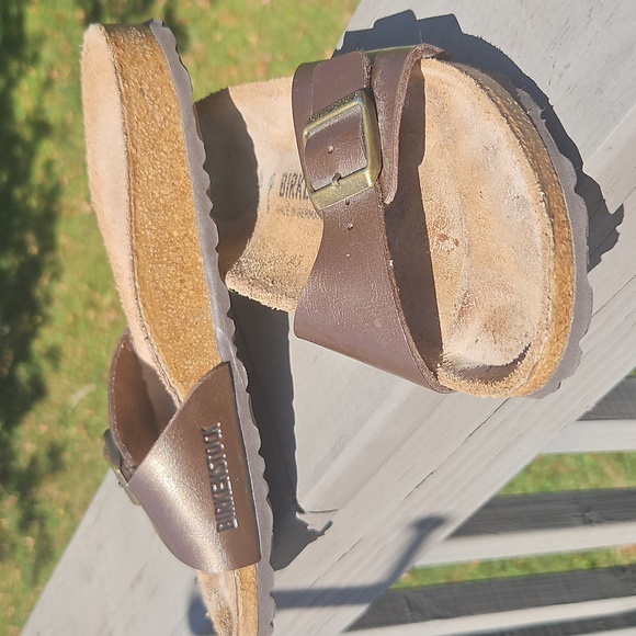 Birkenstock Madrid Sandals – Brown/Bronze Leather – Size 38 (7–7.5 US) - Picture 1 of 7